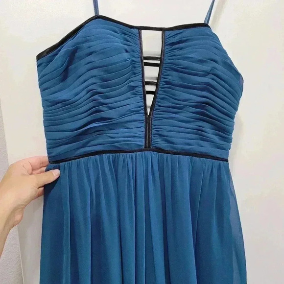 Hailey by Adrianna Papell Strapless Gown - Picture 2 of 8